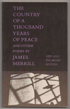 Item #196941 The Country of Thousand Years of Peace. James MERRILL