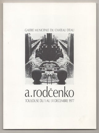 Item #197207 a. rodcenko. Alexander RODCENKO, Jean Dieuzaide, Rodchenko