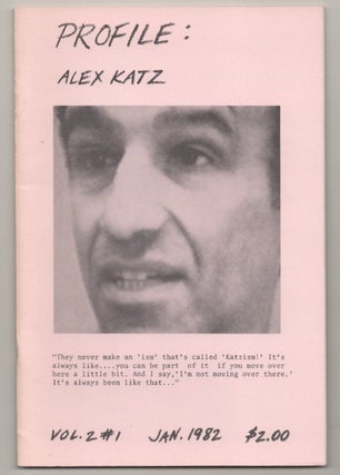 Item #197234 Profile: Alex Katz Vol. 2 # 1. Lyn BLUMENTHAL, Kate Horsfield, - Alex Katz