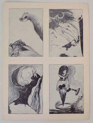 Item #197326 Gunter Brus: Nachtgewitter (A Series of 65 drawings and Prose) and Other...