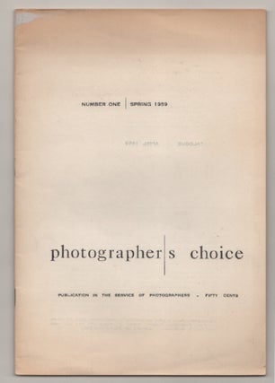 Item #197477 Photographer's Choice: Publication in the Service of Photographers - Number One...