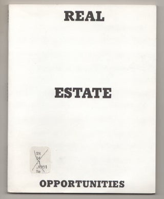 Item #197594 Real Estate Opportunities. Edward RUSCHA
