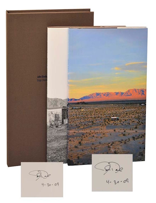 Item #197636 Isolated Houses & Dogs Chasing My Car in the Desert (Signed Limited Edition). John DIVOLA.