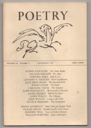 Item #197688 Poetry Magazine, Vol. 106 Number 6, September 1965. Henry RAGO, Jack Hirschman...