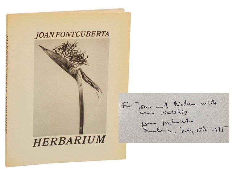 Item #197736 Herbarium (Signed First Edition). Joan FONTCUBERTA.
