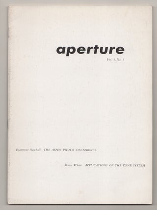 Item #197809 Aperture Volume 3 Number 3. Minor WHITE, Beaumont Newhall