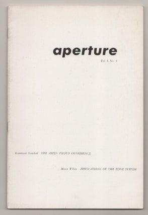 Item #197809 Aperture Volume 3 Number 3. Minor WHITE, Beaumont Newhall