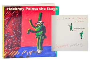 Item #197831 Hockney Paints the Stage (Signed First Edition). David HOCKNEY, Martin Friedman