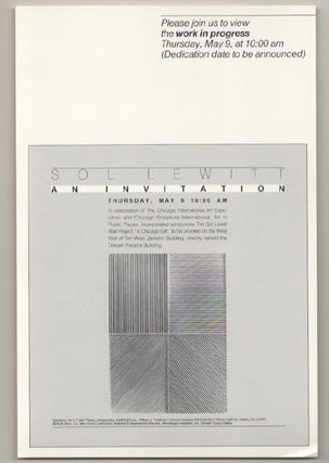 Item #197903 The Sol Lewitt Wall Project: A Chicago Gift. Sol LEWITT
