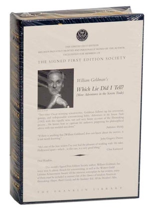 Item #198353 Which Lie Did I Tell (Signed First Edition). William GOLDMAN