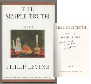 Item #198637 The Simple Truth (Signed First Edition). Philip LEVINE