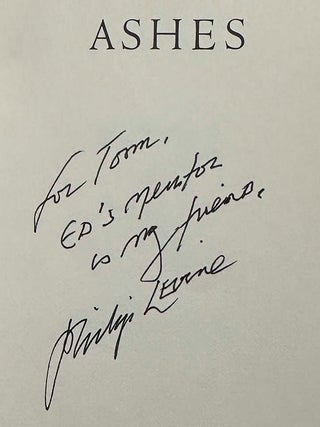 Ashes: Poems New and Old (Signed First Edition)