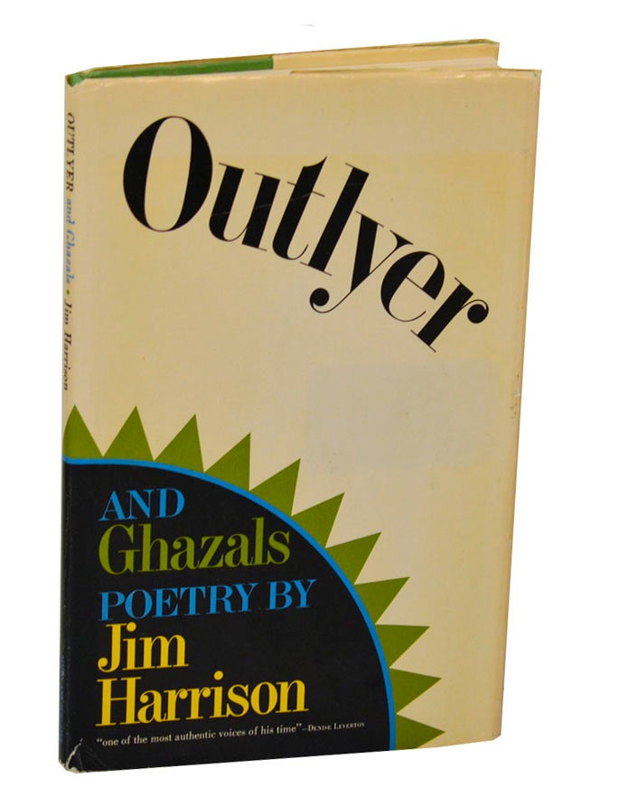 Item #198711 Outlyer and Ghazals. Jim HARRISON.