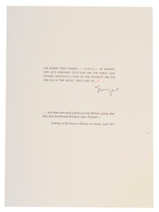 For Robert Penn Warren 24.IV.80