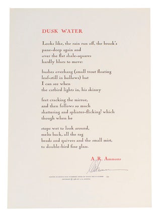 For Robert Penn Warren 24.IV.80