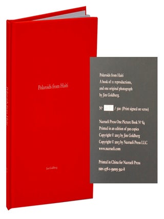 Item #199053 One Picture Book: Polaroids from Haiti (Signed Limited Edition). Jim GOLDBERG