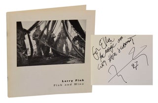 Item #199059 Fish and Wine: Larry Fink's Photographs of Portugal (Signed First Edition)....