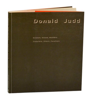 Item #199065 Donald Judd: Esculura, Gravura, Mobiliaro / Sculpture, Prints, Furniture....