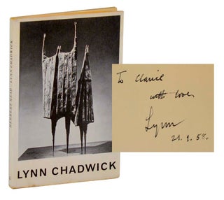 Item #199103 Lynn Chadwick (Signed First Edition). Lynn CHADWICK, Herbert Read