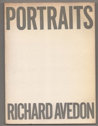 Item #199122 Portraits. Richard AVEDON, Harold Rosenberg