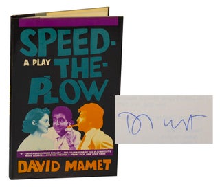 Item #199199 Speed The Plow (Signed First Edition). David MAMET