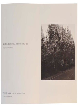 Robert Adams: A Road Through Shore Pine