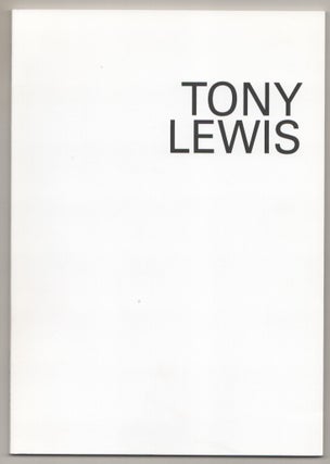 Item #199248 Tony Lewis. Tony LEWIS, Hamza Walker
