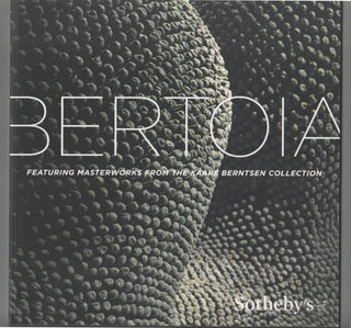 Item #199294 Bertoia Featuring Masterworks From the Kaare Berntsen Collection. Harry BERTOIA