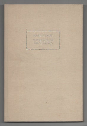 Item #199306 18 Poems from the Quechua. Mark STRAND