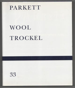 Item #199327 Parkett 33. Bice CURIGER, Rosemarie Trockel Christopher Wool, Adrian Scheiss