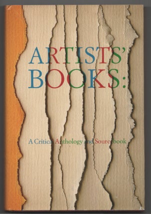Item #199341 Artists' Books: A Critical Anthology and Sourcebook. Joan LYONS