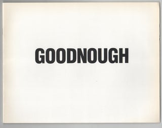 Item #199450 Goodnough: Sculpture. Robert GOODNOUGH