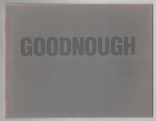 Item #199452 Goodnough: Recent Work. Robert GOODNOUGH