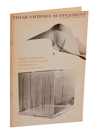 Item #199562 Hans Haacke Wind and Water Sculpture. Hans HAACKE, Jack W. Burnham