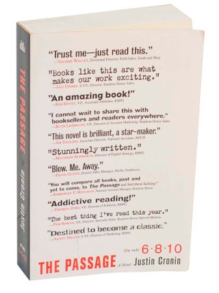 Item #199965 The Passage. Justin CRONIN