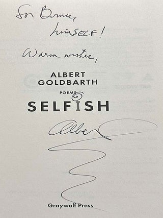 Selfish (Signed First Edition)