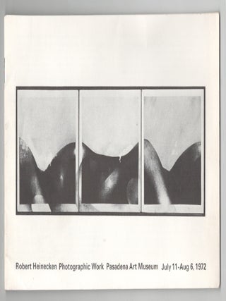 Item #200554 Robert Heinecken Photographic Work. Robert HEINECKEN, Fred R. Parker