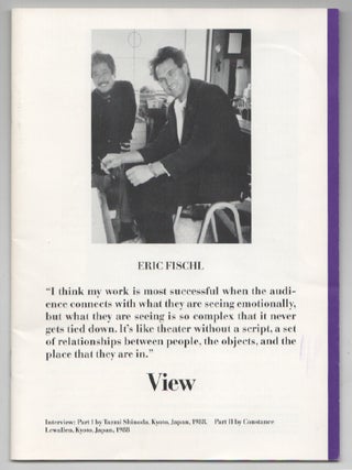 Item #200583 View: Vol. V. No. 5 Eric Fischl. Eric FISCHL, Tazmi Shinoda, Constance Lewallen