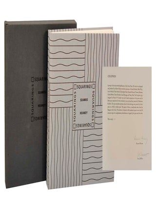 Item #200760 Squarings (Signed Limited Edition). Seamus HEANEY, Sol Lewitt