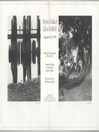 Item #200762 Wynn Bullock / Edna Bullock. Wynn BULLOCK, Edna Bullock
