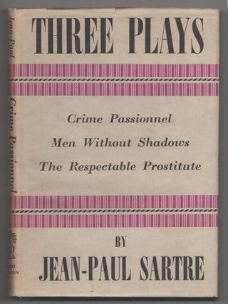 Item #200898 Three Plays. Jean-Paul SARTRE
