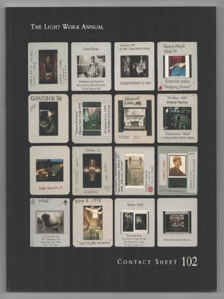 Item #200985 The Light Work Annual - Contact Sheet 102. Jeffrey - Margaret Stratton HOONE,...