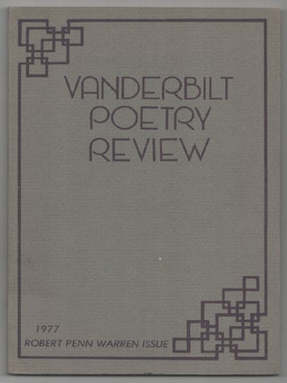 Item #201378 Vanderbilt Poetry Review, Volume II, Numbers 3 and 4, 1977. David CHEATHAM,...