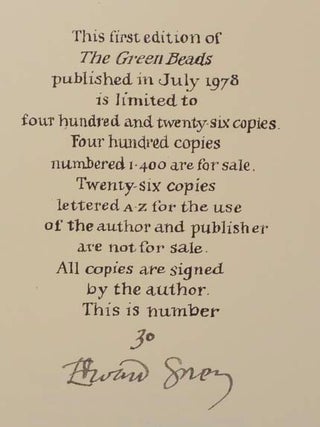 The Green Beads (Signed Limited Edition)