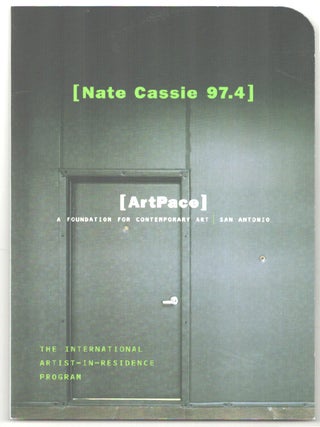 Item #202334 Nate Cassie 97.4. Nate CASSIE, Lynne Cooke