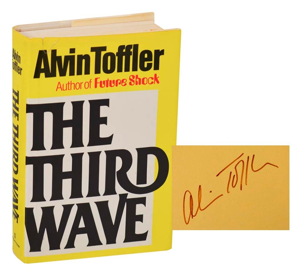 The Third Wave Signed First Edition | Alvin TOFFLER