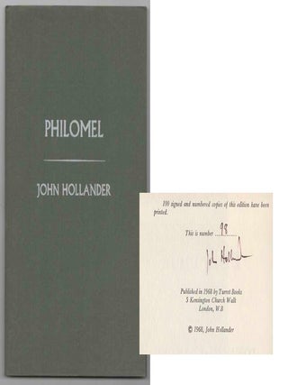 Item #203220 Philomel (Signed Limited Edition). John HOLLANDER