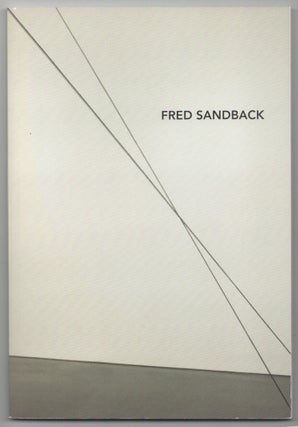Item #203821 Fred Sandback. Fred SANDBACK, Adam Lerner