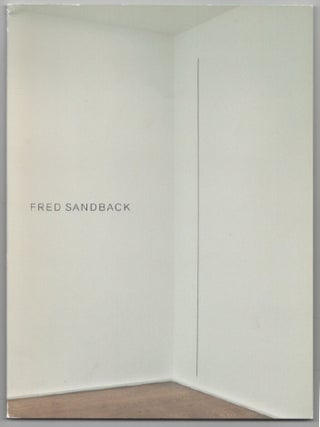 Item #204143 Fred Sandback. Fred SANDBACK