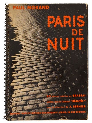 Item #204269 Paris de Nuit. BRASSAI, Paul Morand